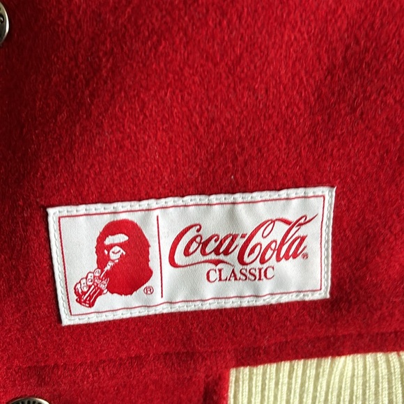BAPE X Coca- Cola Varsity Jacket - Picture 8 of 13